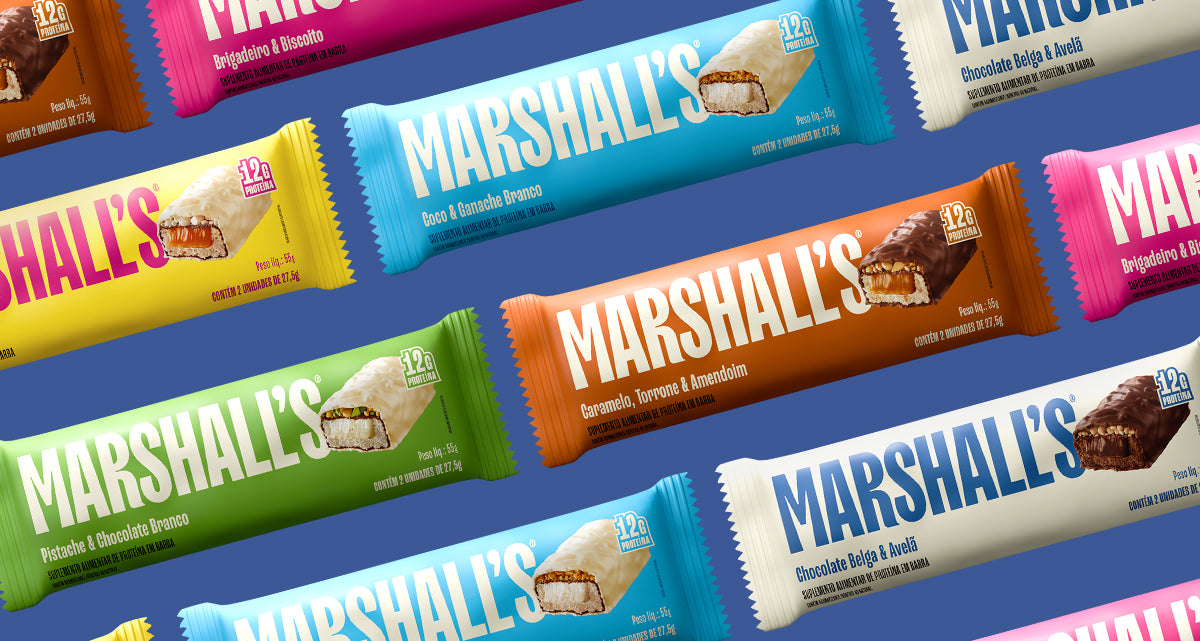 Barra de Proteína Marshall's Mini Degustação (6 unidades)