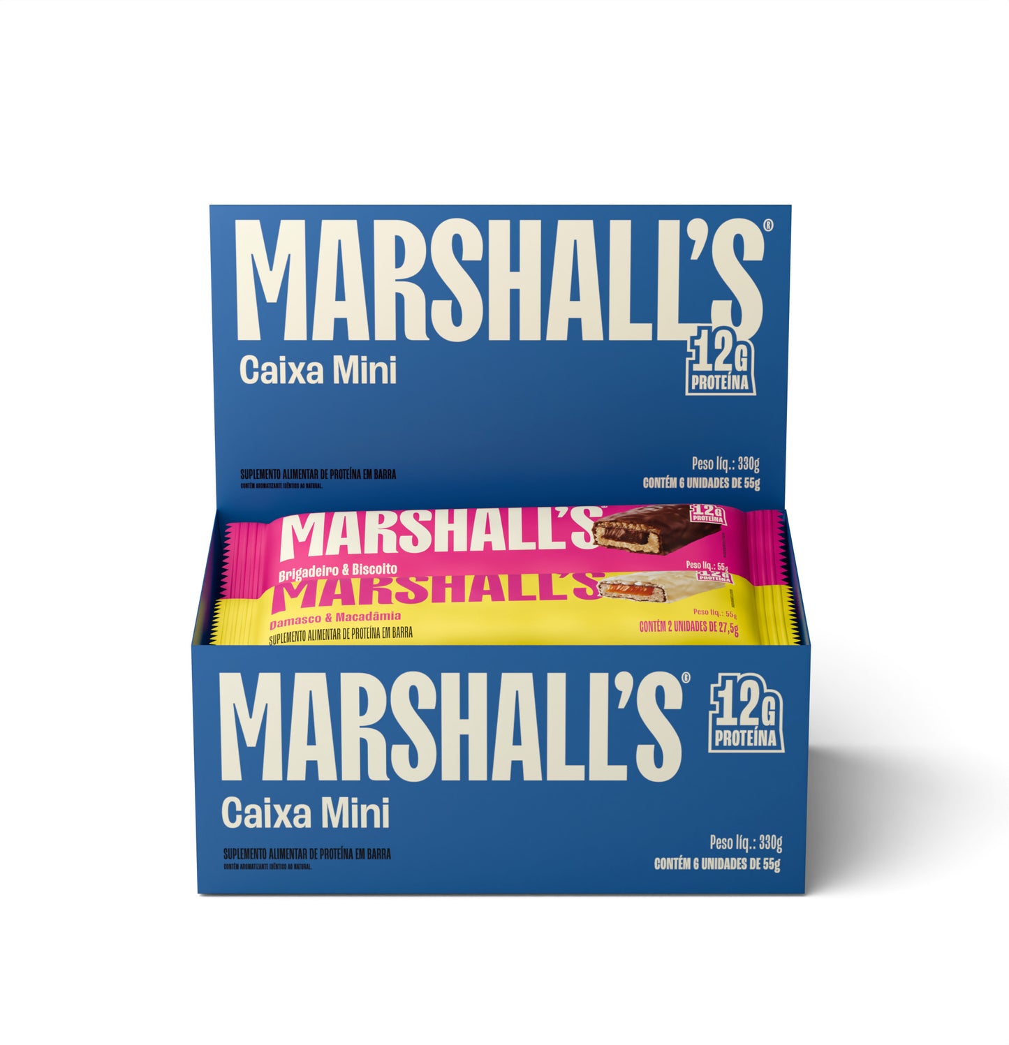 Barra de Proteína Marshall's Mini Degustação (6 unidades)