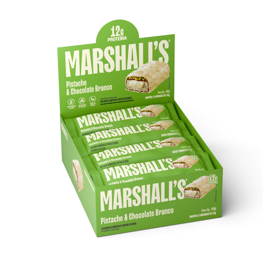 Marshall's Pistache e Chocolate Branco (12 unidades)